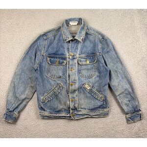 VTG Guess Jean Jacket Womens Medium Georges Marciano USA Trucker